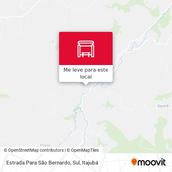 Estrada Para São Bernardo, Sul mapa