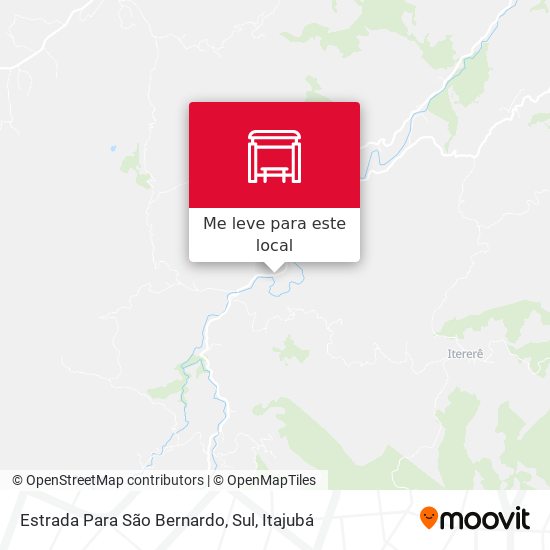 Estrada Para São Bernardo, Sul mapa