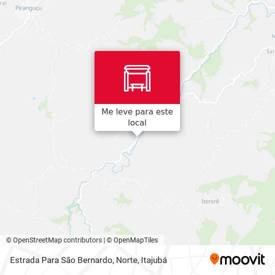 Estrada Para São Bernardo, Norte mapa