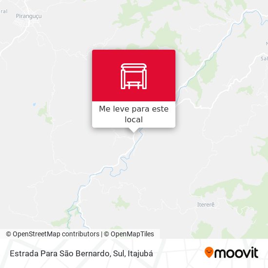 Estrada Para São Bernardo, Sul mapa