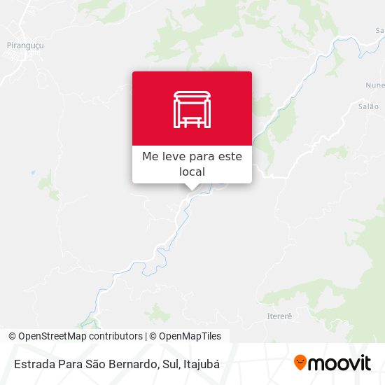 Estrada Para São Bernardo, Sul mapa