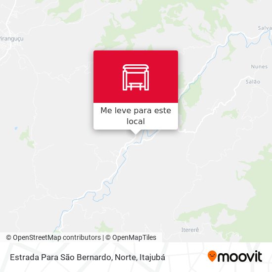 Estrada Para São Bernardo, Norte mapa