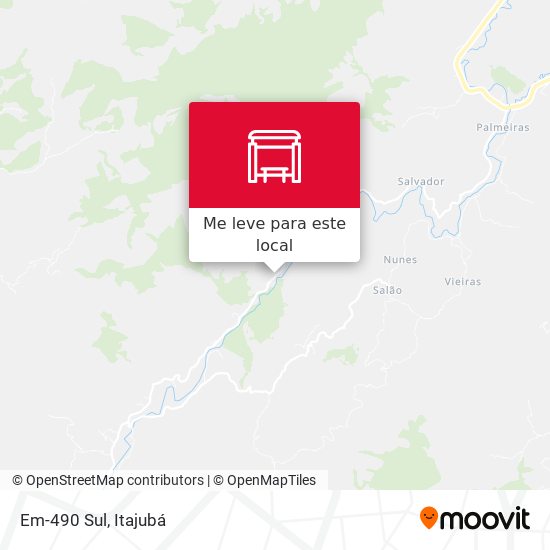 Em-490 Sul mapa