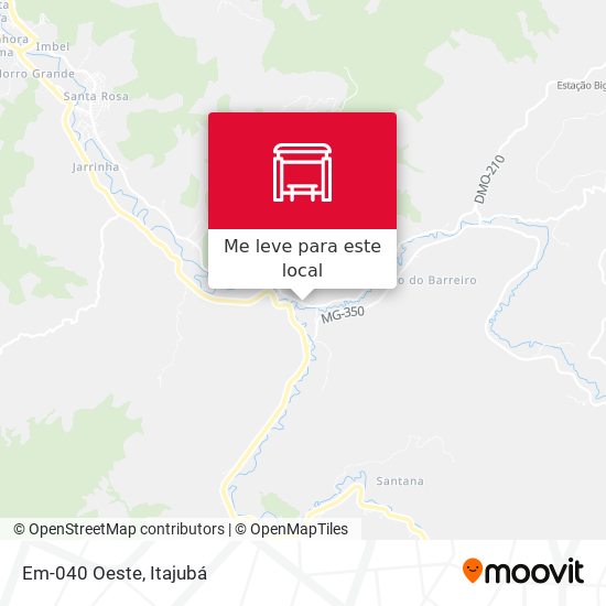 Em-040 Oeste mapa