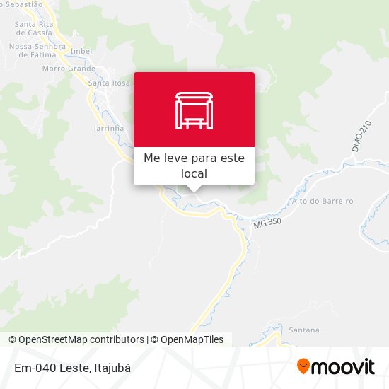 Em-040 Leste mapa