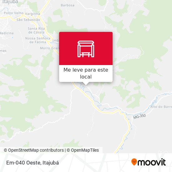 Em-040 Oeste mapa