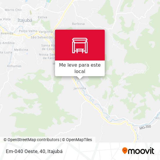 Em-040 Oeste, 40 mapa