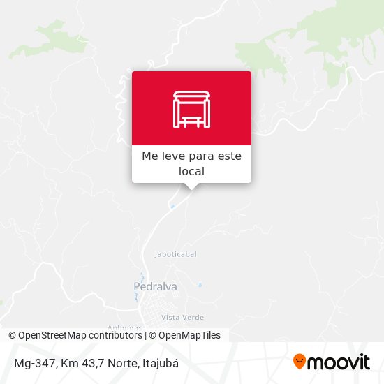Mg-347, Km 43,7 Norte mapa