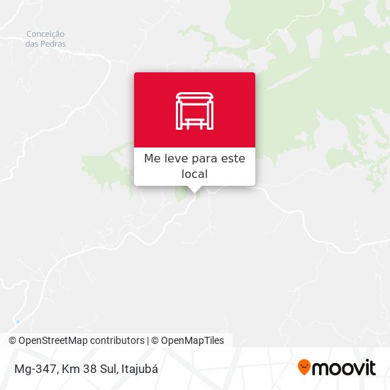 Mg-347, Km 38 Sul mapa