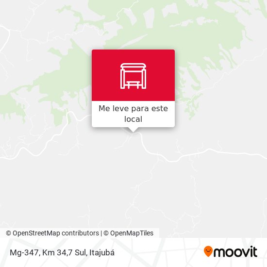 Mg-347, Km 34,7 Sul mapa