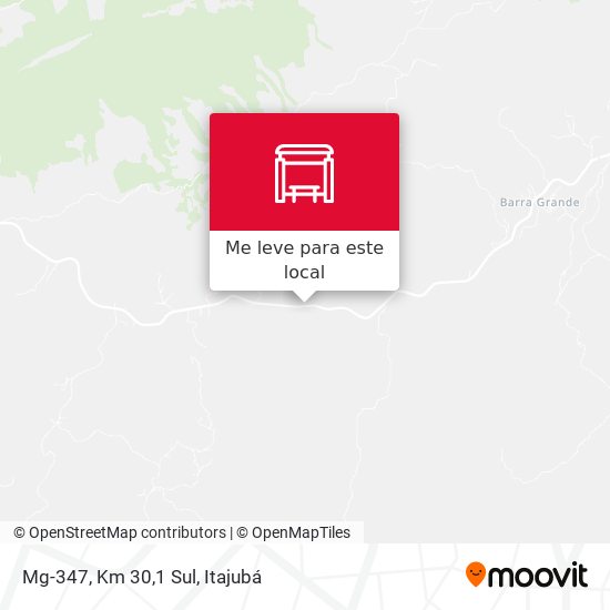 Mg-347, Km 30,1 Sul mapa
