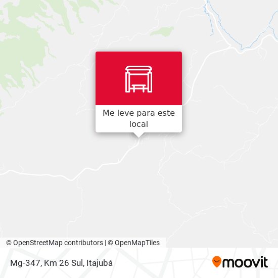 Mg-347, Km 26 Sul mapa