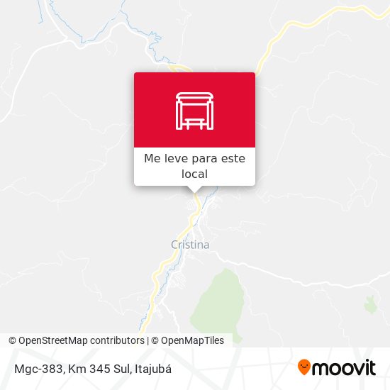Mgc-383, Km 345 Sul mapa