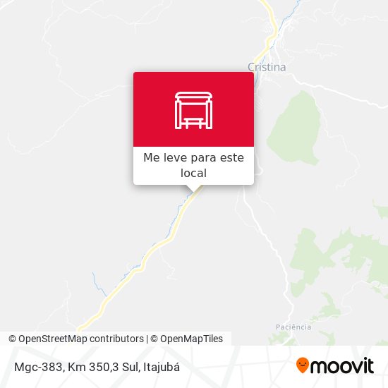 Mgc-383, Km 350,3 Sul mapa