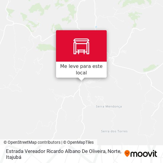Estrada Vereador Ricardo Albano De Oliveira, Norte mapa