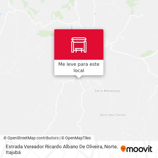 Estrada Vereador Ricardo Albano De Oliveira, Norte mapa