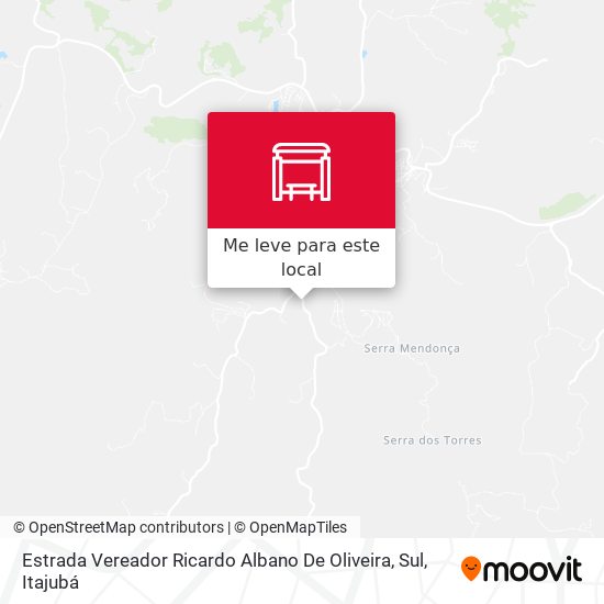 Estrada Vereador Ricardo Albano De Oliveira, Sul mapa