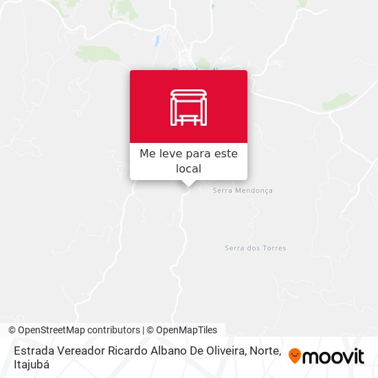 Estrada Vereador Ricardo Albano De Oliveira, Norte mapa