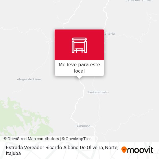 Estrada Vereador Ricardo Albano De Oliveira, Norte mapa