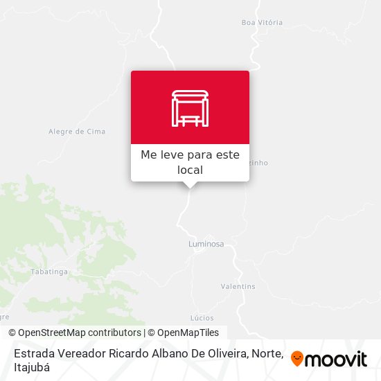 Estrada Vereador Ricardo Albano De Oliveira, Norte mapa