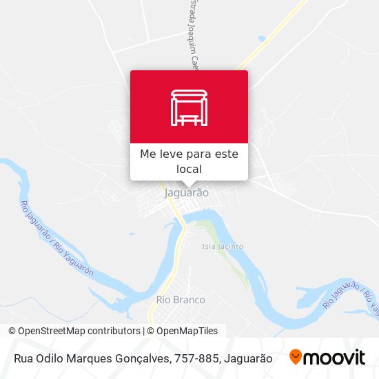 Rua Odilo Marques Gonçalves, 757-885 mapa