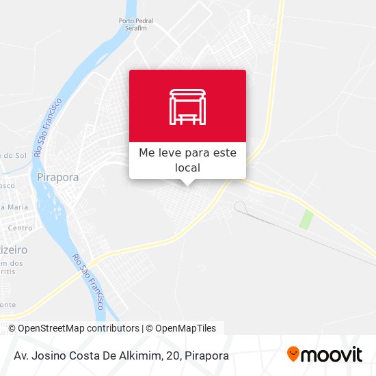 Av. Josino Costa De Alkimim, 20 mapa