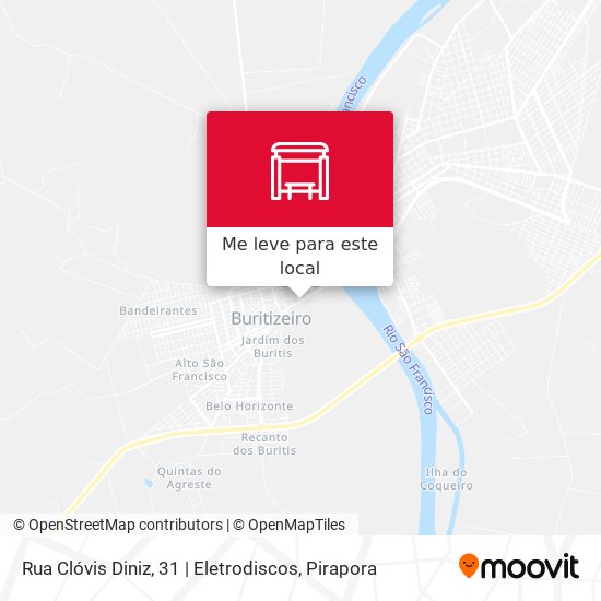 Rua Clóvis Diniz, 31 | Eletrodiscos mapa