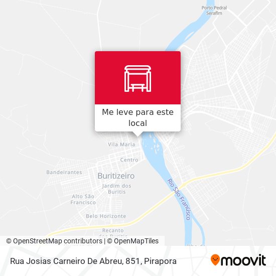 Rua Josias Carneiro De Abreu, 851 mapa