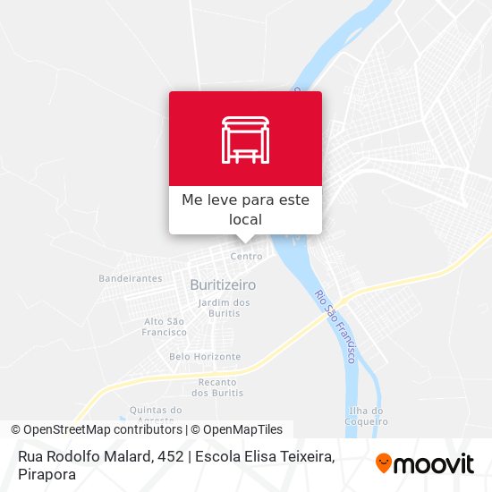 Rua Rodolfo Malard, 452 | Escola Elisa Teixeira mapa