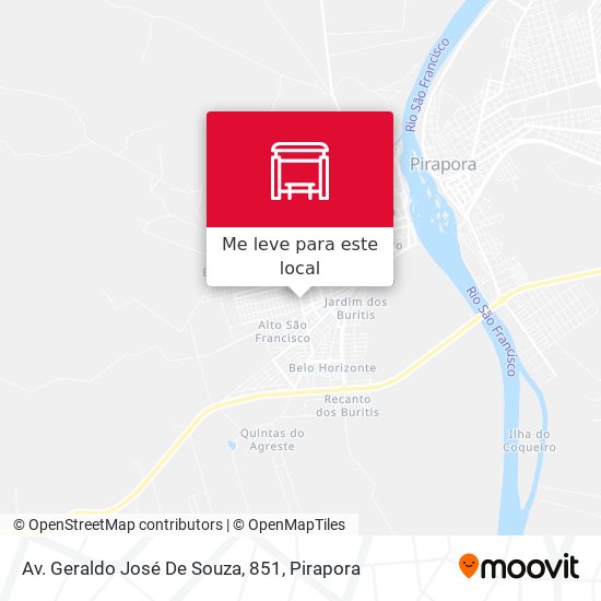 Av. Geraldo José De Souza, 851 mapa