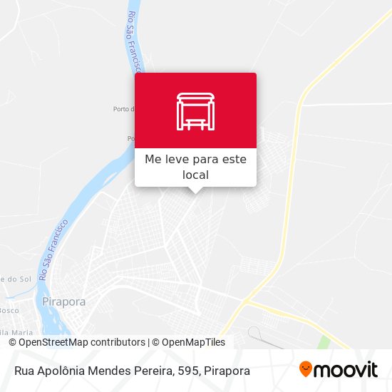 Rua Apolônia Mendes Pereira, 595 mapa