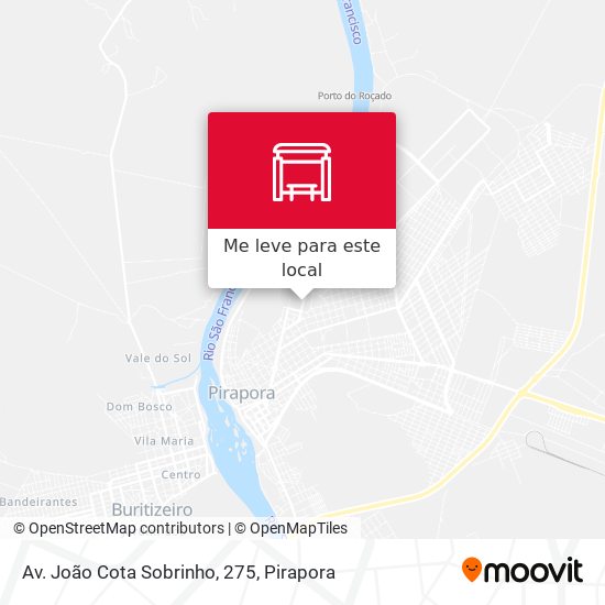 Av. João Cota Sobrinho, 275 mapa