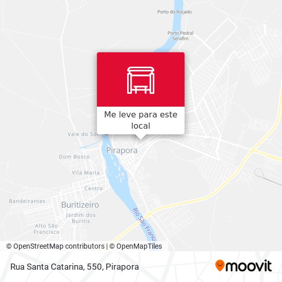 Rua Santa Catarina, 550 mapa