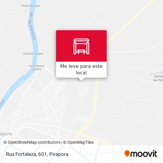 Rua Fortaleza, 601 mapa