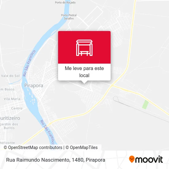 Rua Raimundo Nascimento, 1480 mapa