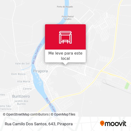Rua Camilo Dos Santos, 643 mapa
