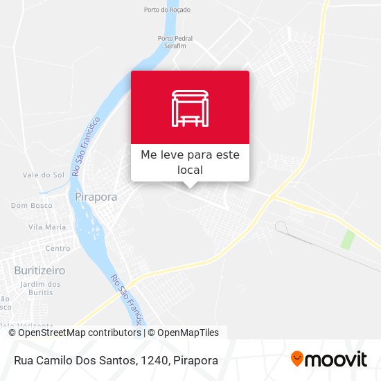 Rua Camilo Dos Santos, 1240 mapa