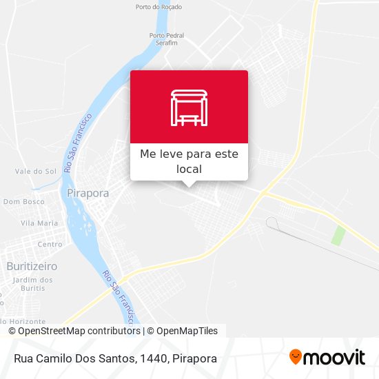 Rua Camilo Dos Santos, 1440 mapa