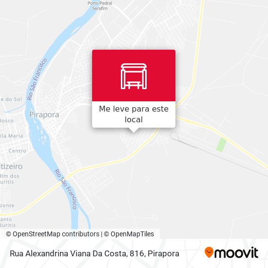 Rua Alexandrina Viana Da Costa, 816 mapa