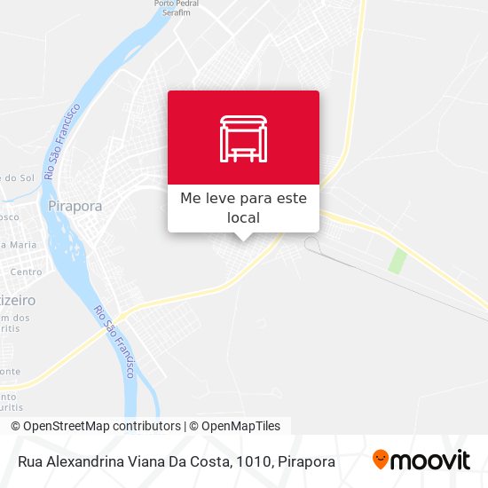 Rua Alexandrina Viana Da Costa, 1010 mapa