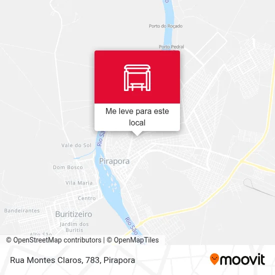 Rua Montes Claros, 783 mapa