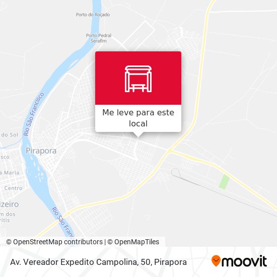 Av. Vereador Expedito Campolina, 50 mapa