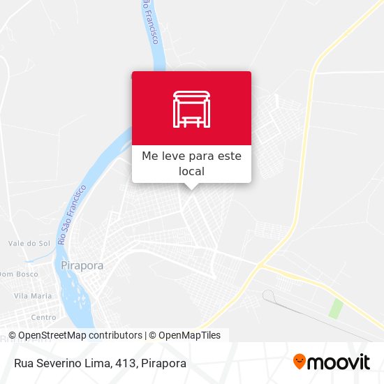 Rua Severino Lima, 413 mapa