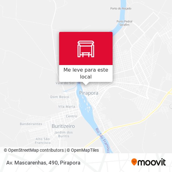 Av. Mascarenhas, 490 mapa