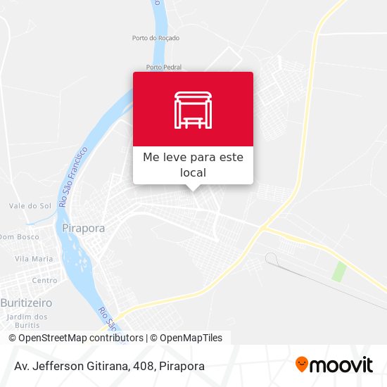 Av. Jefferson Gitirana, 408 mapa