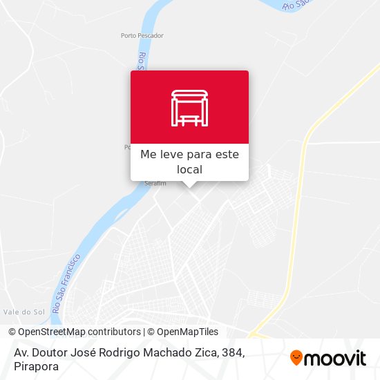 Av. Doutor José Rodrigo Machado Zica, 384 mapa