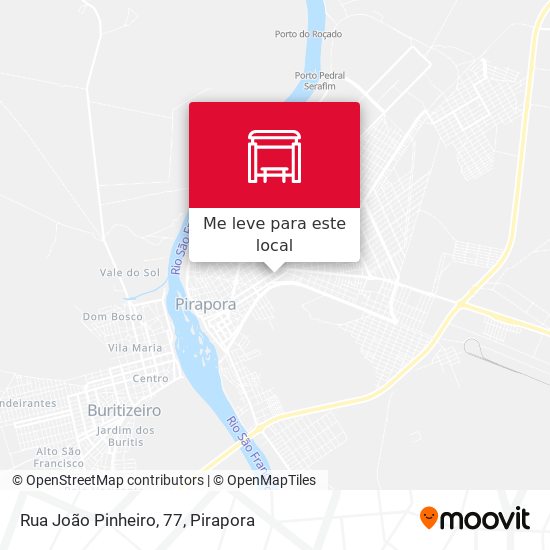 Rua João Pinheiro, 77 mapa