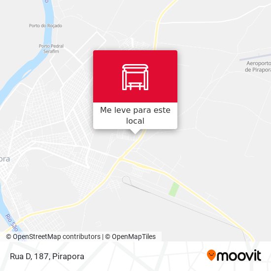 Rua D, 187 mapa