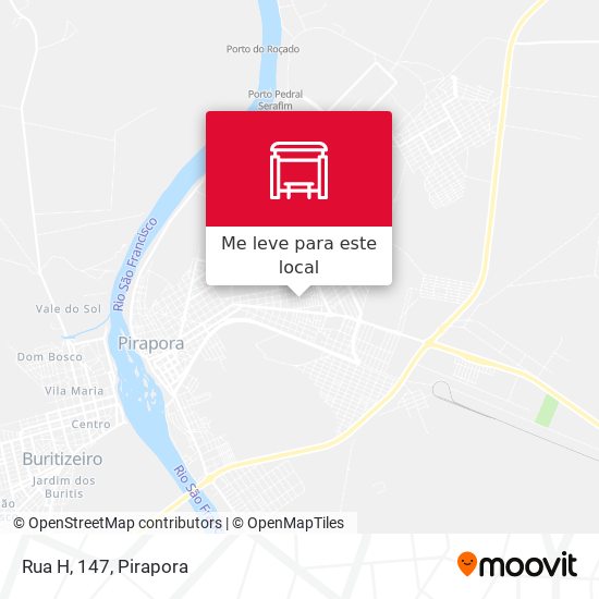 Rua H, 147 mapa