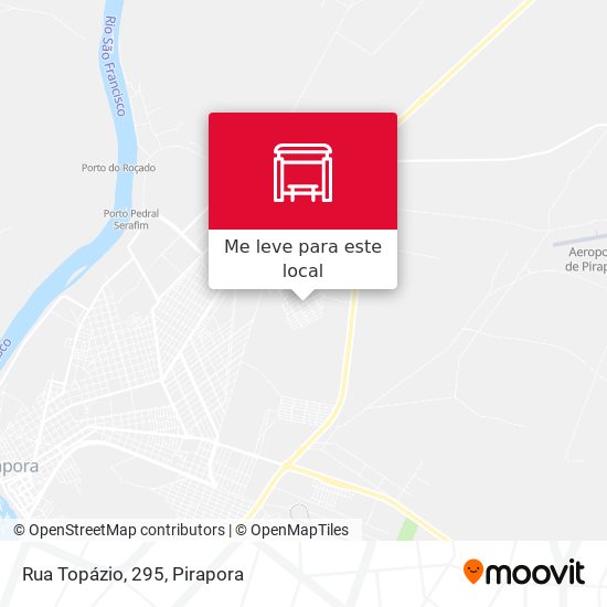 Rua Topázio, 295 mapa